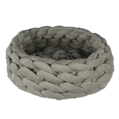منتجات الحيوان سرير وافن قطن دائري DARK GREY
